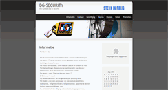 Desktop Screenshot of dg-security.be